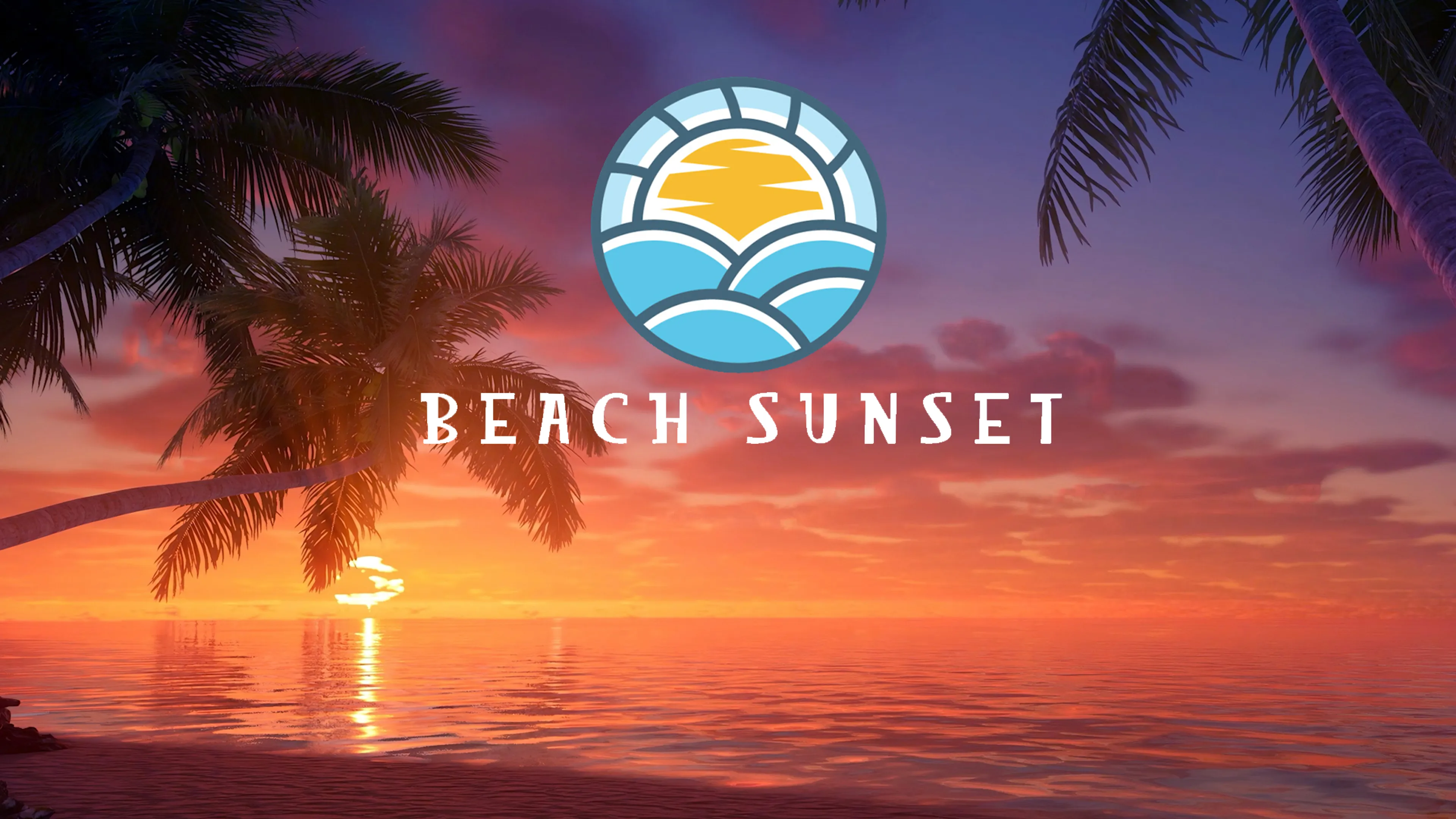 Beach Sunset poster